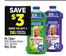 Dollar General Mr. Clean Multi-Purpose Cleaner offer
