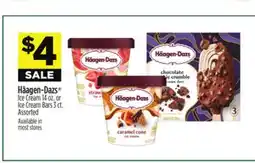 Dollar General Häagen-Dazs Ice Cream 14 oz. or Ice Cream Bars 3 ct offer