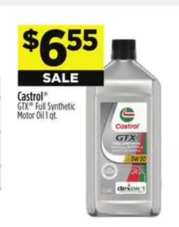Dollar General Castrol GTX Full Synthetic Motor Oil offer