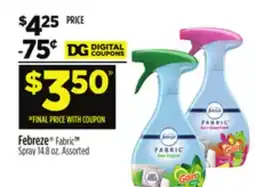 Dollar General Febreze Fabric TM Spray offer