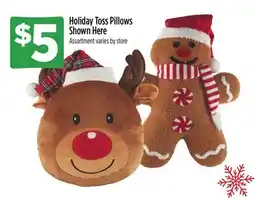 Dollar General Holiday Toss Pillows offer