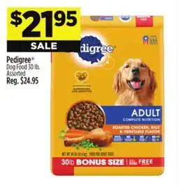 Dollar General Pedigree Dog Food offer