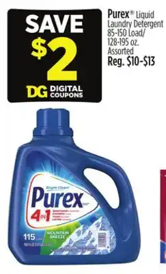 Dollar General Purex Liquid Laundry Detergent offer