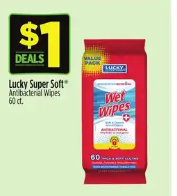 Dollar General Lucky Super Soft Antibacterial Wipes offer
