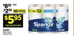Dollar General Sparkle Paper Towels offer