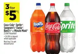Dollar General Coca-Cola , Sprite , Seagram's , Fanta , Barq's or Minute Maid offer