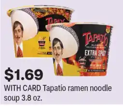 CVS Tapatío ramen noodle soup 3.8 oz offer
