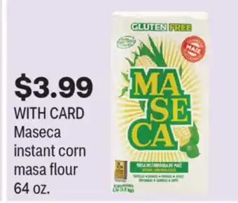 CVS Maseca instant corn masa flour offer