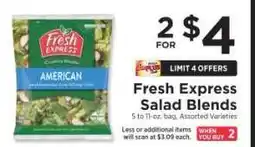 ShopRite Fresh Express Salad Blends offer