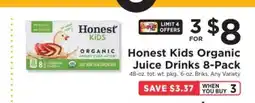 ShopRite Honest Kids Organic Juice Drinks 8-Pack offer
