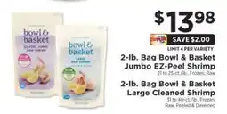 ShopRite Bowl & Basket Shrimp offer