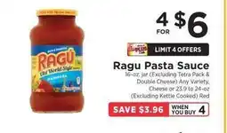 ShopRite Ragú Pasta Sauce offer