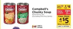 ShopRite Campbell's Chunky Soup offer