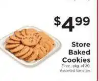 ShopRite Store Baked Cookies offer