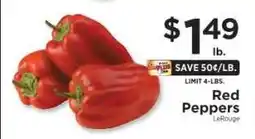 ShopRite Red Peppers offer