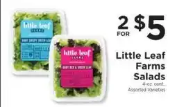 ShopRite Little Leaf Farms Salads offer