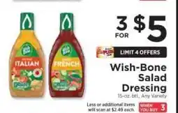 ShopRite Wish-Bone Salad Dressing offer