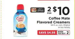 ShopRite Coffee Mate Flavored Creamers offer