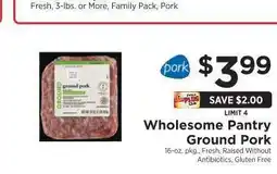 ShopRite Wholesome Pantry Ground Pork offer