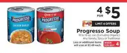 ShopRite Progresso Soup offer
