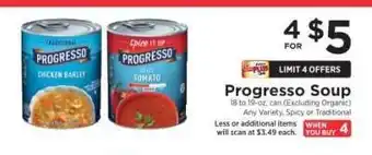 ShopRite Progresso Soup offer