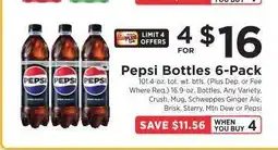 ShopRite Pepsi Bottles 6-Pack offer