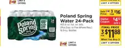 ShopRite Poland Spring Water 24-Pack offer