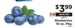 ShopRite Blueberries offer