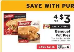 ShopRite Banquet Pot Pies offer