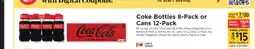 ShopRite Coke Bottles 8-Pack or Cans 12-Pack offer