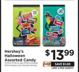 ShopRite Hershey's Halloween Assorted Candy offer