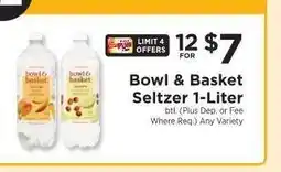 ShopRite Bowl & Basket Seltzer 1-Liter offer
