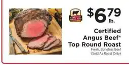 ShopRite Certified Angus Beef Top Round Roast offer