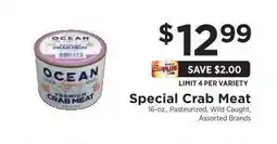 ShopRite Special Crab Meat offer