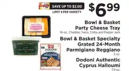 ShopRite Bowl & Basket Party Cheese Tray offer