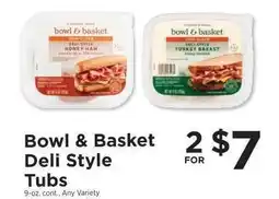 ShopRite Bowl & Basket Deli Style Tubs offer
