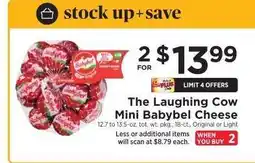 ShopRite The Laughing Cow Mini Babybel Cheese offer