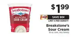 ShopRite Breakstone's Sour Cream offer