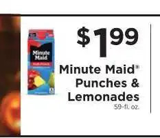 ShopRite Minute Maid Punches & Lemonades offer