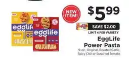 ShopRite EggLife Power Pasta offer