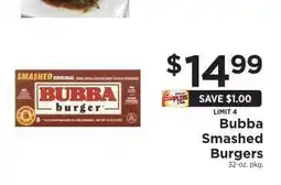 ShopRite Bubba Smashed Burgers offer