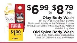 ShopRite Olay Body Wash / Old Spice Body Wash offer
