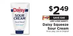 ShopRite Daisy Squeeze Sour Cream offer
