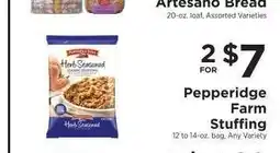 ShopRite Pepperidge Farm Stuffing offer