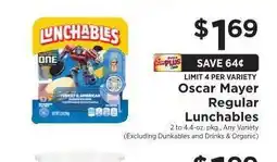 ShopRite Oscar Mayer Regular Lunchables offer