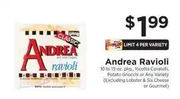 ShopRite Andrea Ravioli offer