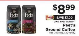 ShopRite Peet’s Ground Coffee offer