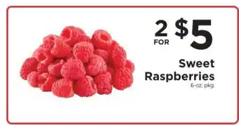 ShopRite Sweet Raspberries offer