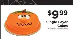 ShopRite Single Layer Cakes offer