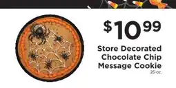 ShopRite Store Decorated Chocolate Chip Message Cookie offer